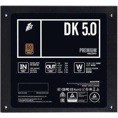 блок питания 1STPLAYER DK Premium 500W PS-500AX Черный