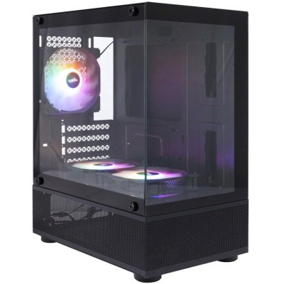 корпус 1STPLAYER Miku Mi2-A Black Mi2-A-BK-2F1R-1F1