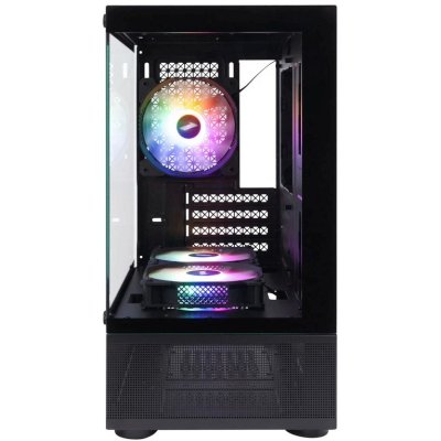 корпус 1STPLAYER Miku Mi2-A Black Mi2-A-BK-2F1R-1F1
