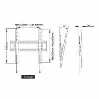 кронштейн 2MVESA WideLook 140 WLK-0140-B