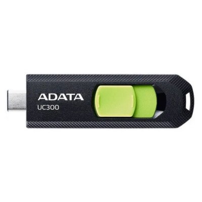 флешка A-Data 64GB UC300 Black-Green Черный, зелёный