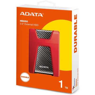 жесткий диск A-Data HD650 1Tb AHD650-1TU31-CRD Красный