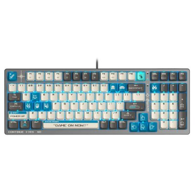 клавиатура A4Tech Bloody S98 Pixels Blue Серый-белый