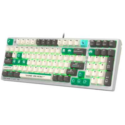 клавиатура A4Tech Bloody S98 Pixels Green Белый-бежевый