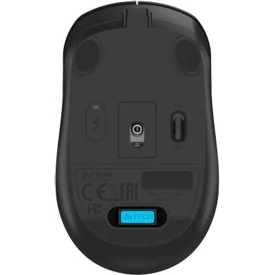 мышь A4Tech Fstyler FG10CS Air Sports Green Черный-зеленый