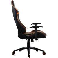 игровое кресло AeroCool AC120 AIR-BO черно-оранжевый