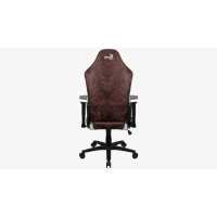 игровое кресло Aerocool Crown AeroSuede Burgundy Red бордовый-белый