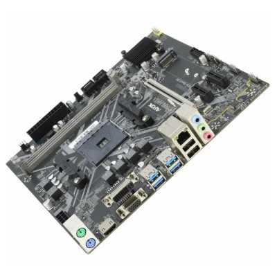 материнская плата Afox B450D4-MA5-V2 Серый