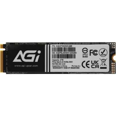 SSD диск AGI AI298 2Tb AGI2T0GIMAI298-CB Черный