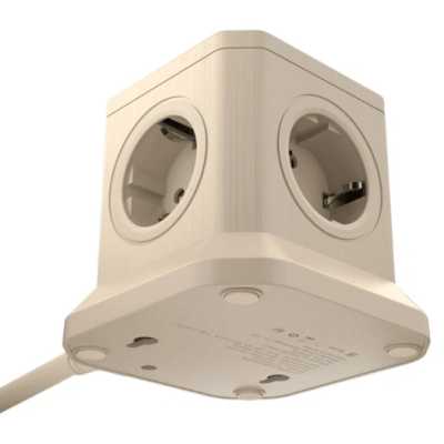 сетевой фильтр AGNI TP-VE4U5E-2m-ivory слоновая кость