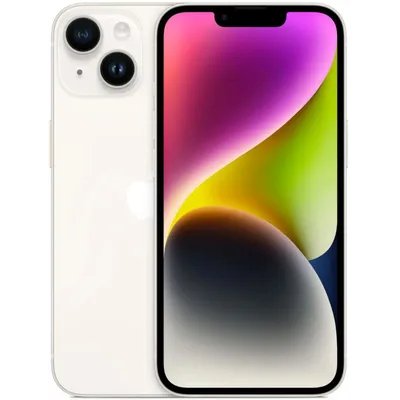 смартфон Apple iPhone 14 256GB Starlight MVUW3CH/A белый