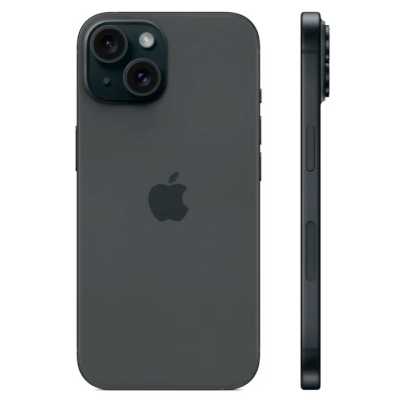 смартфон Apple iPhone 15 128GB Black MTP03HN/A черный