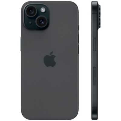 смартфон Apple iPhone 15 256GB Black MTP63HN/A черный