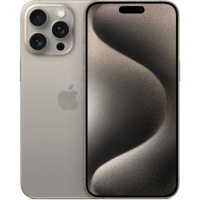 смартфон Apple iPhone 15 Pro Max 1TB Natural Titanium MU603ZA/A бежевый