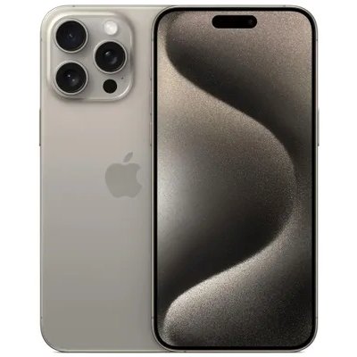 смартфон Apple iPhone 15 Pro Max 512GB Natural Titanium MU7E3AA/A бежевый титан