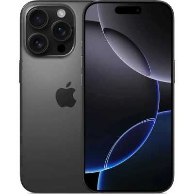 смартфон Apple iPhone 16 Pro 128GB Black Titanium MYQ93CH/A черный