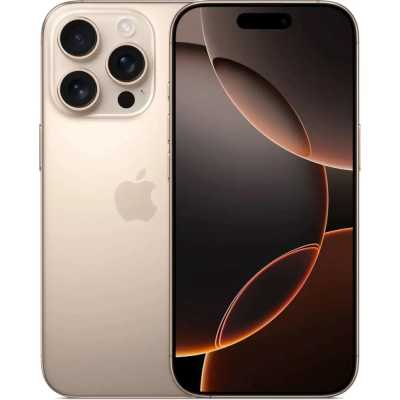смартфон Apple iPhone 16 Pro 128GB Desert Titanium MYNF3BE/A бежевый