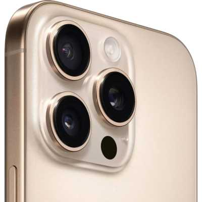 смартфон Apple iPhone 16 Pro 128GB Desert Titanium MYNF3ZD/A бежевый