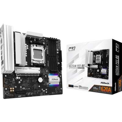 материнская плата ASRock A620AM Pro RS Черный
