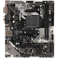 материнская плата ASRock B450M-HDV R4.0 Черный