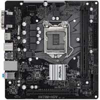 материнская плата ASRock H470M-HDV Черный