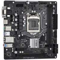 материнская плата ASRock H470M-HDV Черный