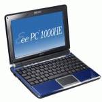 нетбук ASUS EEE PC 1000HV 1/160/Blue/Win XP