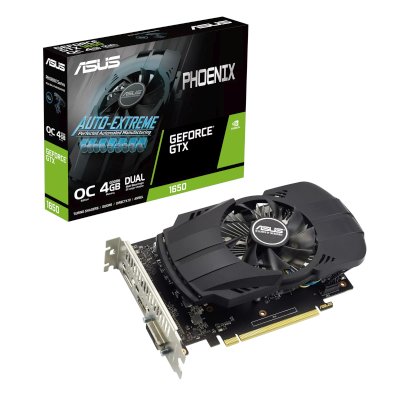 видеокарта ASUS nVidia GeForce GTX 1650 4Gb PH-GTX1650-O4GD6-P-EVO