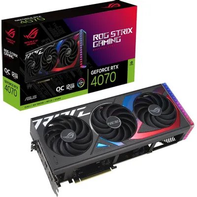 видеокарта ASUS nVidia GeForce RTX 4070 12Gb ROG-STRIX-RTX4070-O12G-GAMING