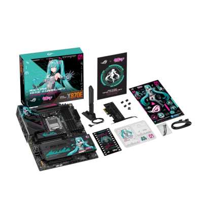 материнская плата ASUS ROG Strix X870E-H Gaming WiFi7 Hatsune Miku Черный