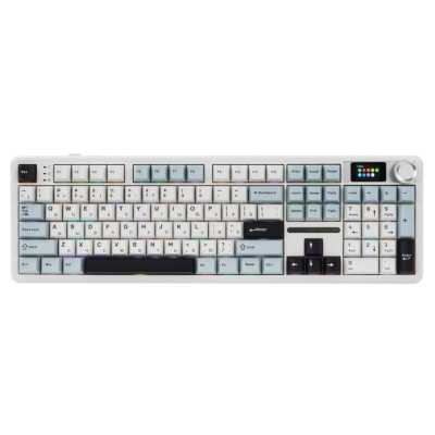 клавиатура AULA F108 Pro 6978080503930 Белый-синий
