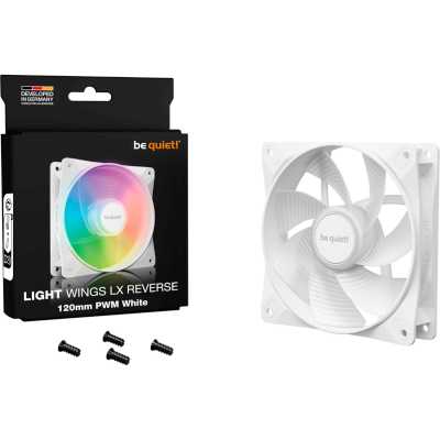 кулер Be Quiet Light Wings LX 120mm PWM Reverse White