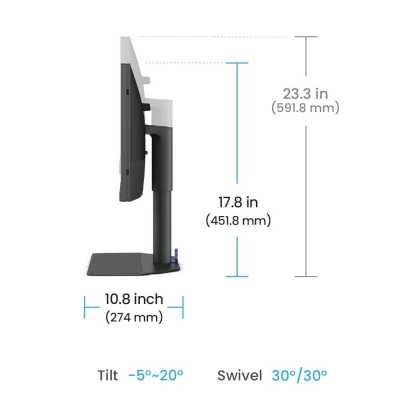 монитор Benq SW242Q Темно-серый