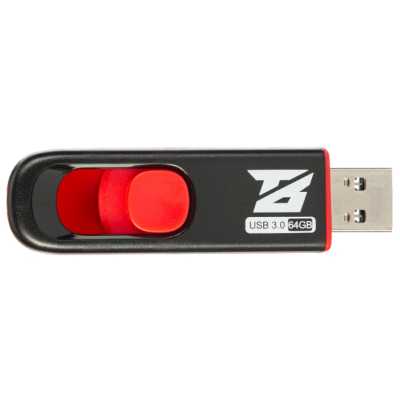 флешка BigTech 64GB UFD032 Черный, красный