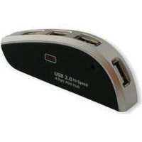 разветвитель USB Buro BU-HUB-L-4 черный