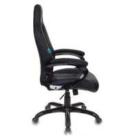 игровое кресло Бюрократ CH-827-BL+Black черный