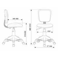 стул Бюрократ CH-W204/F/ALPHABET мультиколор