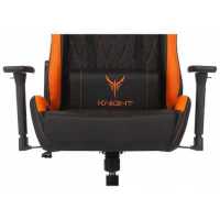 игровое кресло Бюрократ KNIGHT ARMOR BO черно-оранжевый
