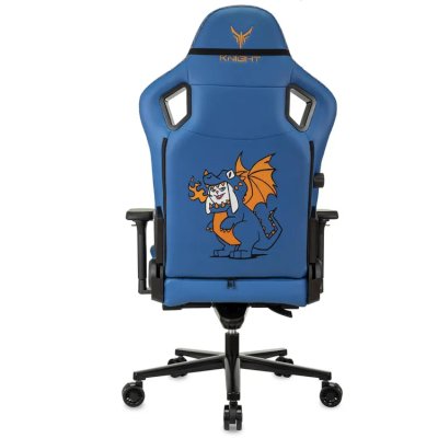 игровое кресло Бюрократ Knight Craft Dragon Blue синий