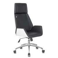 офисное кресло Бюрократ OPTIMUM-WH-BLACK черный/белый
