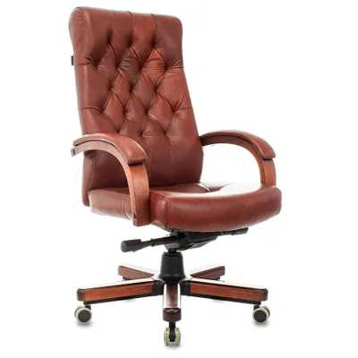 офисное кресло Бюрократ T-9928WALNUT/CHOK светло-коричневый