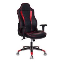 игровое кресло Бюрократ VIKING-3-BL+Red черно-красный