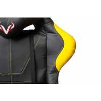 игровое кресло Бюрократ VIKING 5 AERO YELLOW черно-желтый