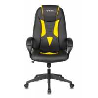 игровое кресло Бюрократ VIKING-8N-BL-YELL черно-желтый