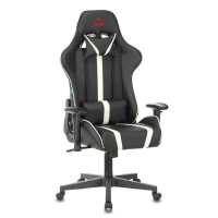 игровое кресло Бюрократ VIKING ZOMBIE A4 WH черно-белый