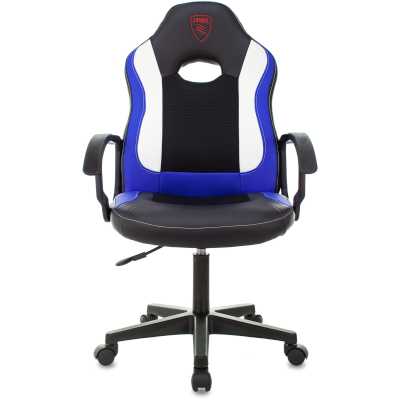 игровое кресло Бюрократ ZOMBIE 11LT Black-Blue черно-синий