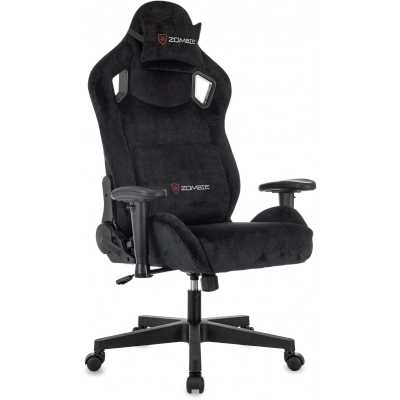 игровое кресло Бюрократ ZOMBIE Ghost Fabric Black черный