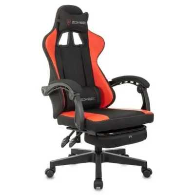 игровое кресло Бюрократ ZOMBIE Weaver Black/Red черный-красный