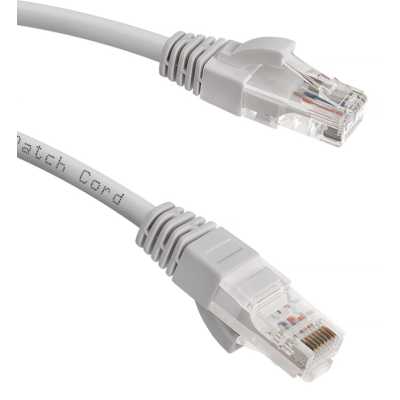 патч-корд Cabeus PC-UTP-RJ45-CAT.5E-15M-LSZH Серый