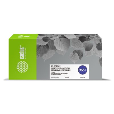 картридж Cactus CS-EPT9651 черный